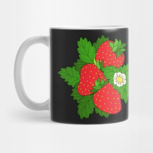 Ripe juicy strawberries Mug